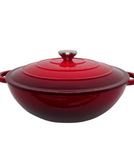 Apvalus emaliuotas ketaus puodas ZY030DRKI