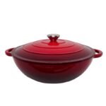 Apvalus emaliuotas ketaus puodas ZY030DRKI