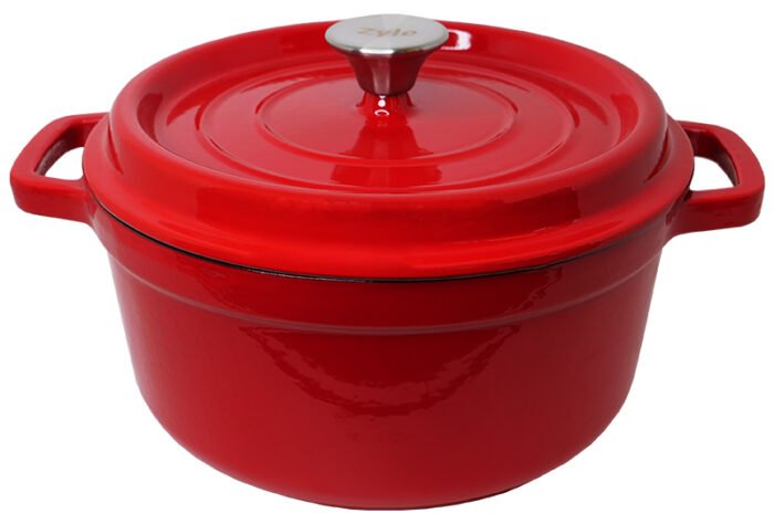 Apvalus emaliuotas ketaus puodas Zyle ZY126RKI