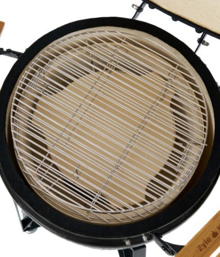 Kamado grilius su priedais