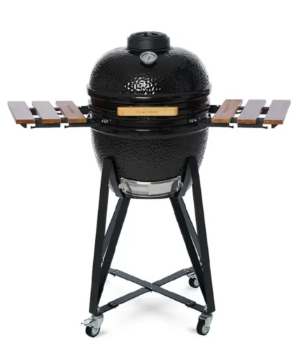 kamado-grilis-su-priedais-zyle-48-cm-medium-zy18blset-juodas