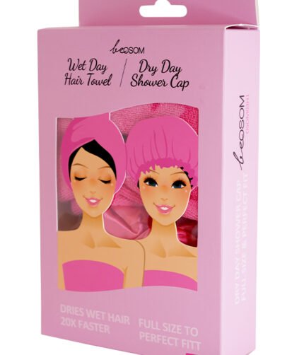 Dušo kepurėlė ir turbanas plaukams OSOM03H1