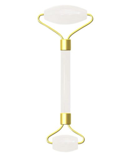 Veido odos masažuoklis - volelis White Crystal BEOSOMROLL3