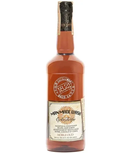 daugiafunkce-priemone-vyrams-3-in-1-stiprinamasis-sampunas-kondicionierius-ir-kuno-prausiklis-viename-1821-man-made-wash-noble-oud-wsh32non-950-ml