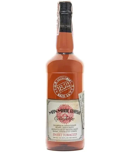 daugiafunkce-priemone-vyrams-3-in-1-stiprinamasis-sampunas-kondicionierius-ir-kuno-prausiklis-viename-1821-man-made-wash-sweet-tobacco-wsh32st-950-ml