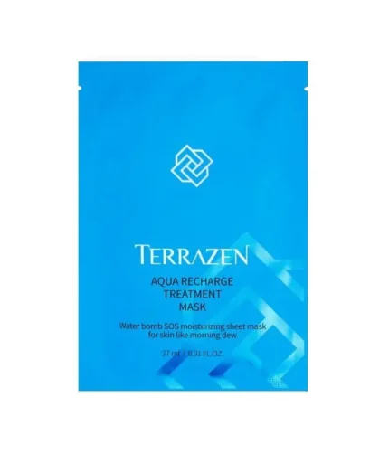 lakstine-drekinanti-veido-kauke-terrazen-aqua-recharge-treatment-mask-ter86804-ypac-tinka-sausai-veido-odai-27-ml